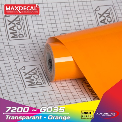 MAXDECAL 7200-G035 Transparent Orange