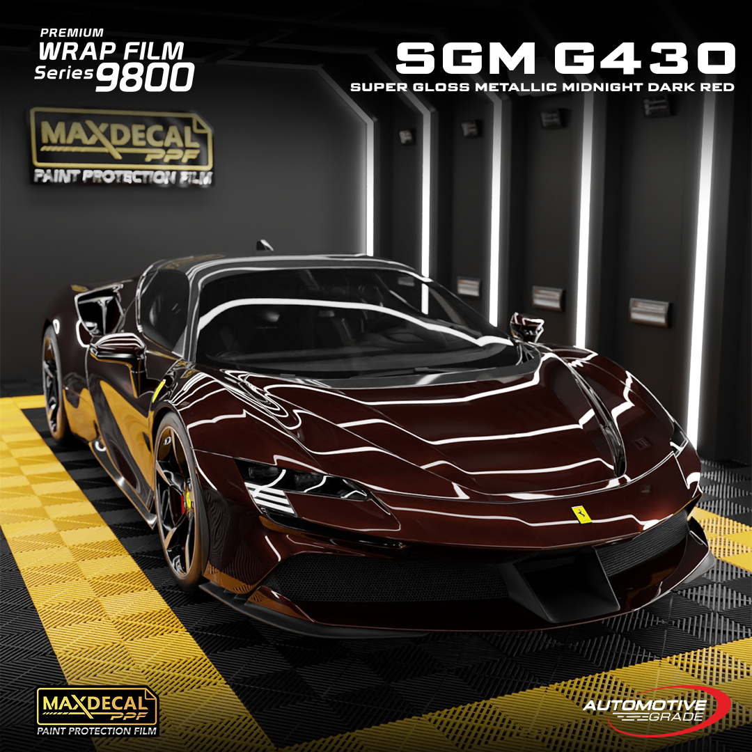 MAXDECAL G430 Midnight Dark Red – MAXDECAL - Professional Automotive Vinyl Wrap