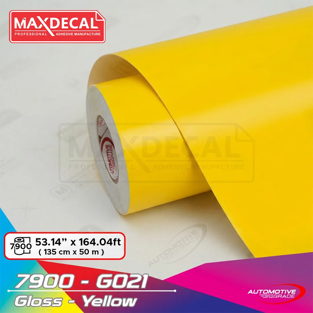 MAXDECAL 7900-G021 Gloss Yellow