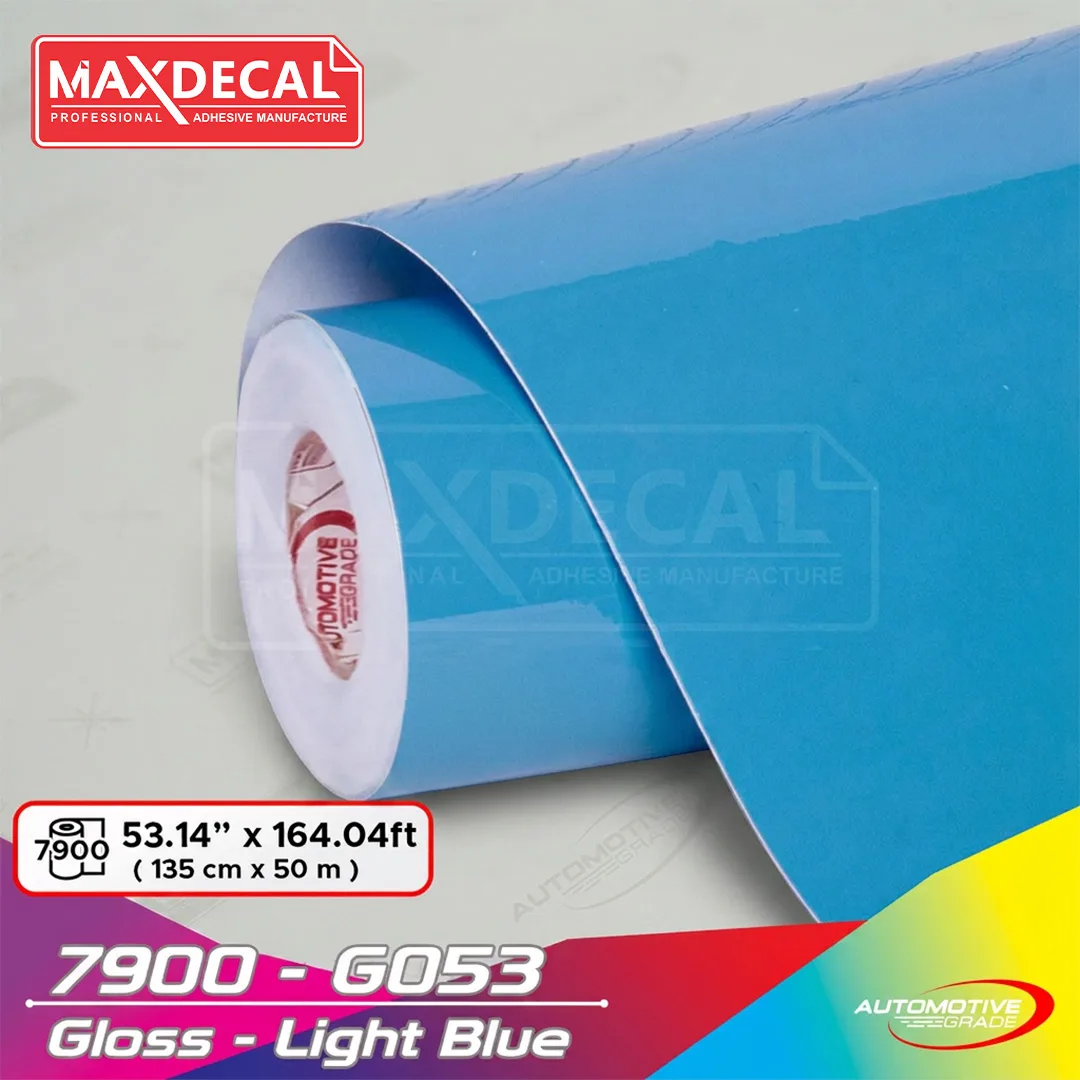 MAXDECAL 7900-G053 Gloss Light Blue