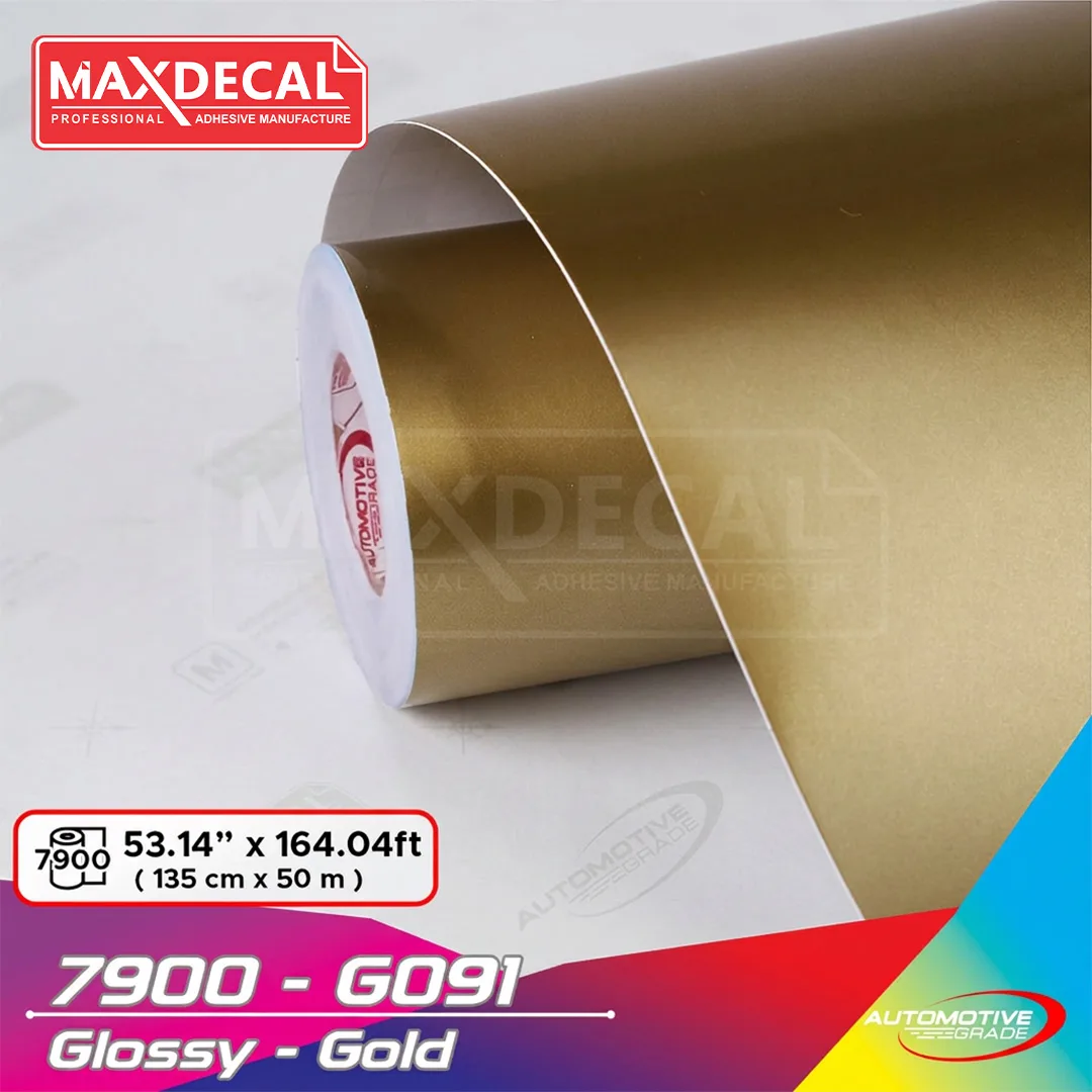 MAXDECAL 7900-G091 Gloss Gold