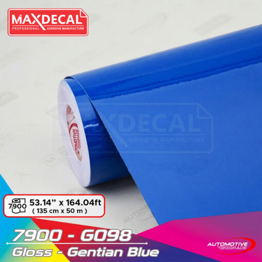 MAXDECAL 7900-G098 Gloss Gentian Blue