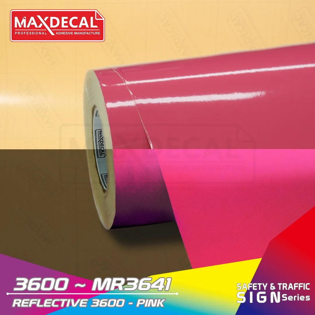 MAXDECAL 3600-MR3641 Reflective Pink - Image 2