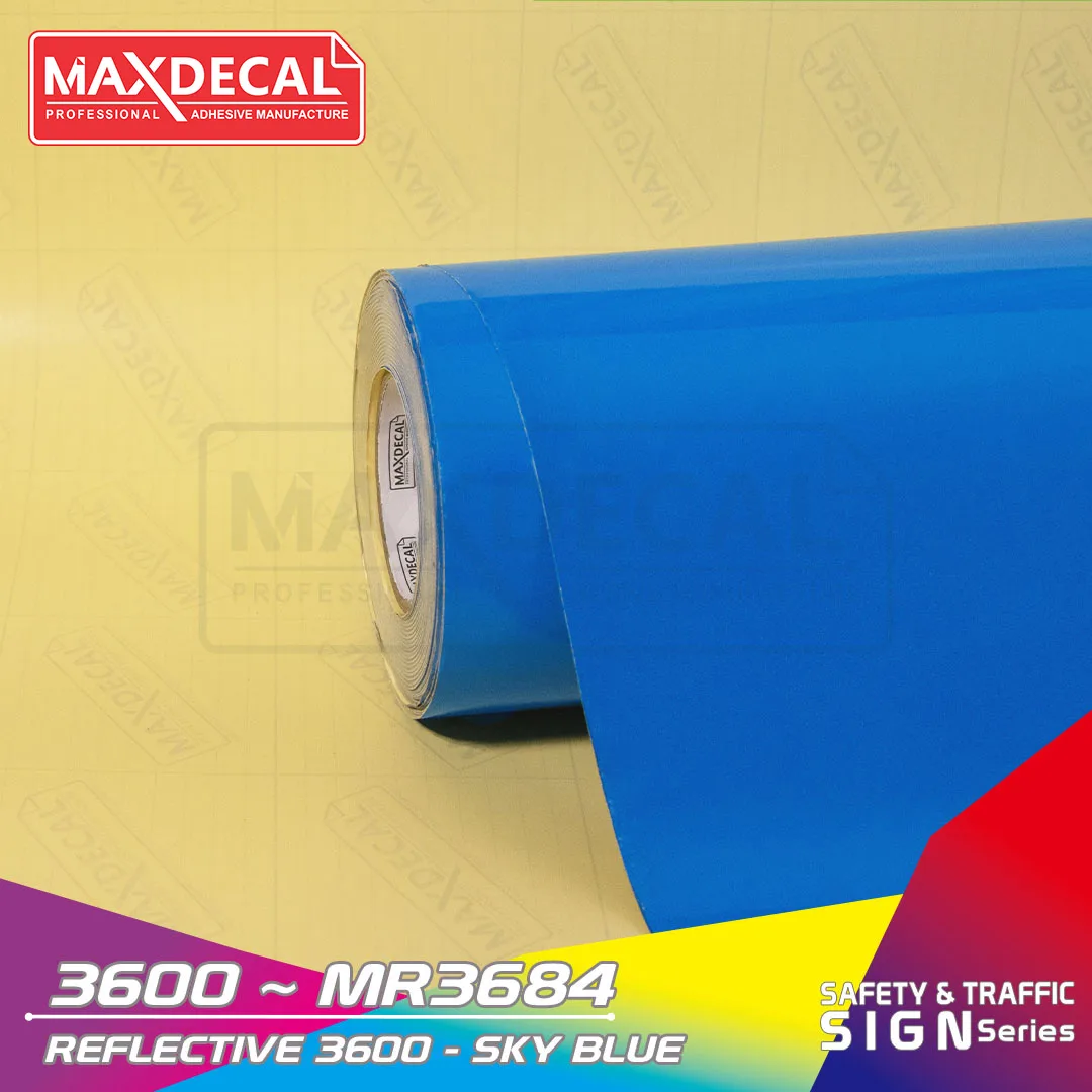 MAXDECAL 3600-MR3684 Reflective Sky Blue