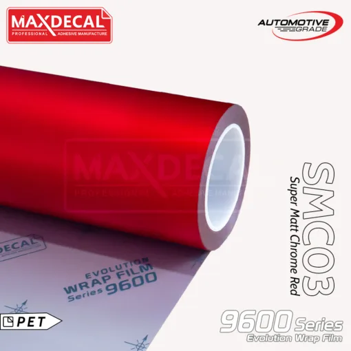 MAXDECAL 9600-SMC03 Super Matt Chrome Red