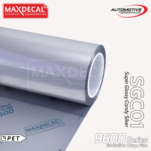 MAXDECAL 9600-SGC01 Super Glossy Candy Silver