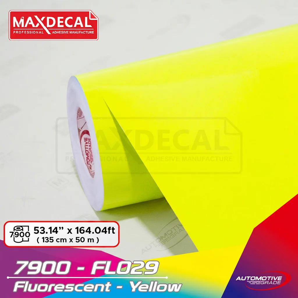 MAXDECAL 7900-FL029 Fluorescent Yellow