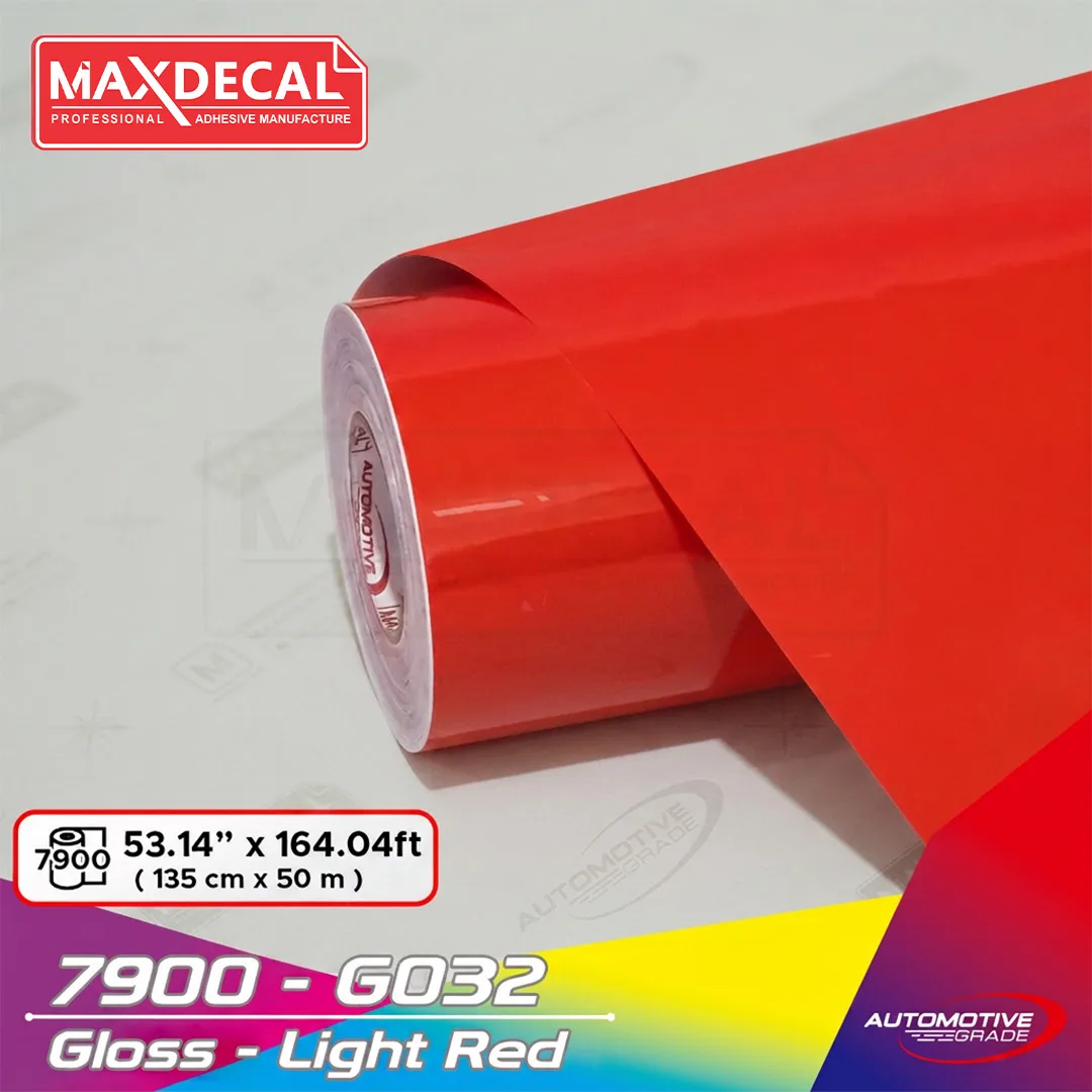 MAXDECAL 7900-G032 Gloss Light Red