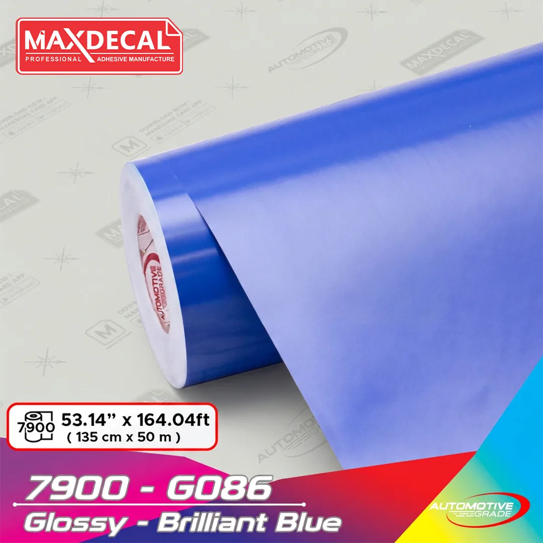 MAXDECAL 7900-G086 Glossy Brilliant Blue