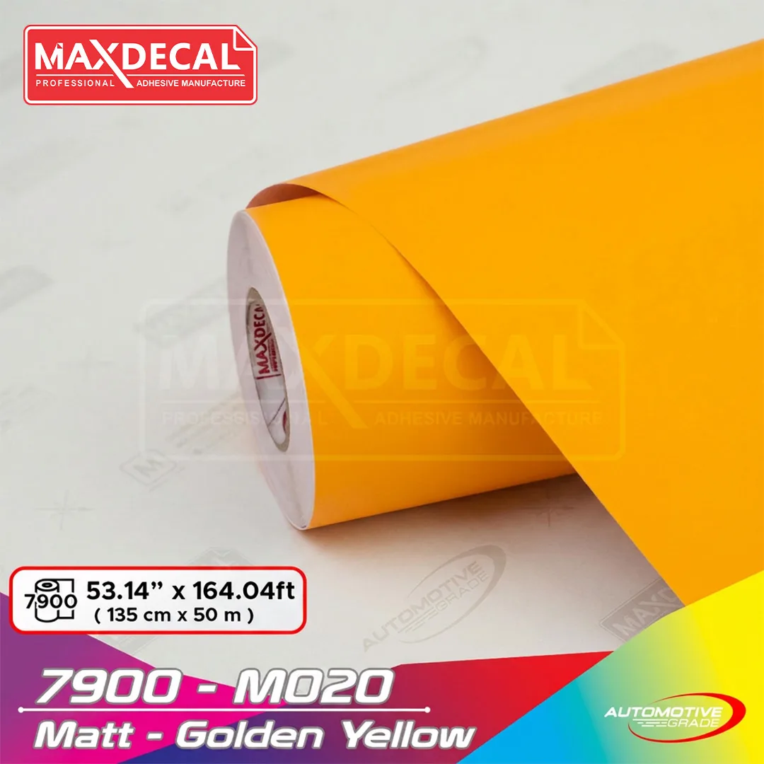MAXDECAL 7900-M020 Matt Golden Yellow