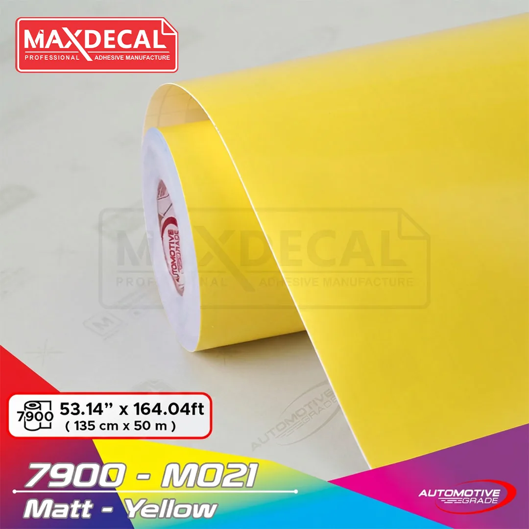 MAXDECAL 7900-M021 Matt Yellow