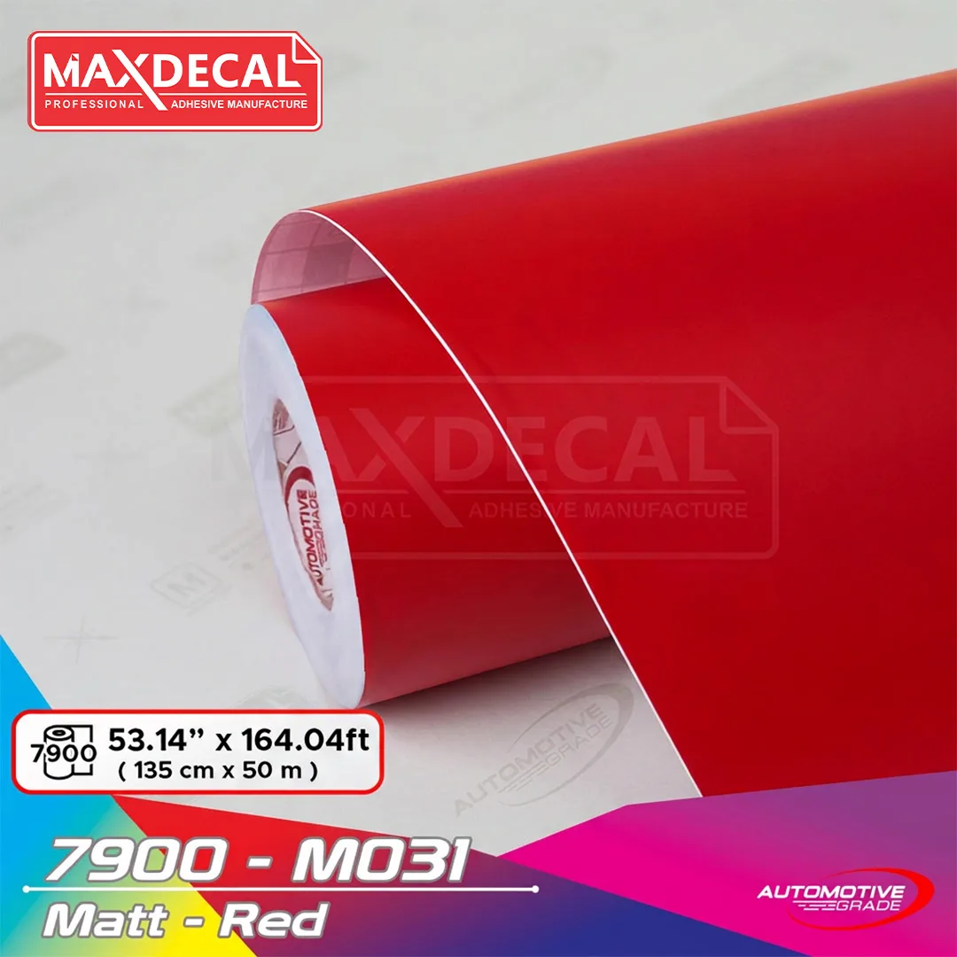 MAXDECAL 7900-M031 Matt Red