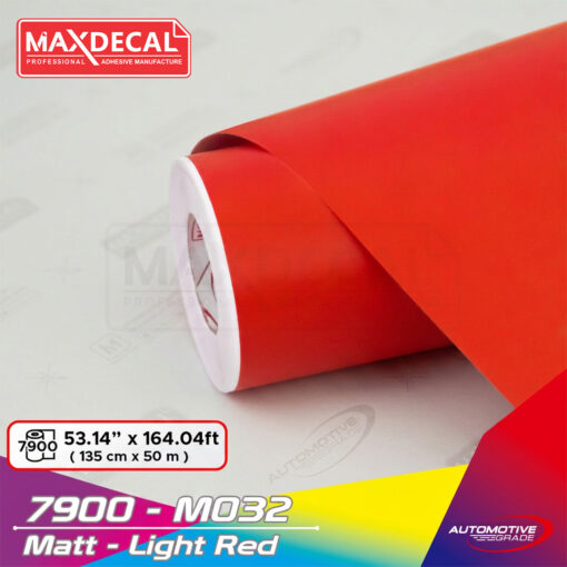 MAXDECAL 7900-M032 Matt Light Red