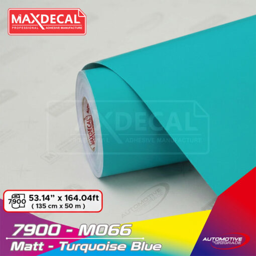MAXDECAL 7900-M066 Matt Turquoise Blue