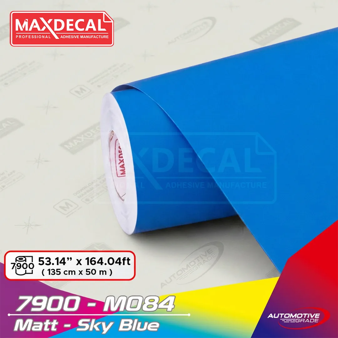 MAXDECAL 7900-M084 Matt Sky Blue
