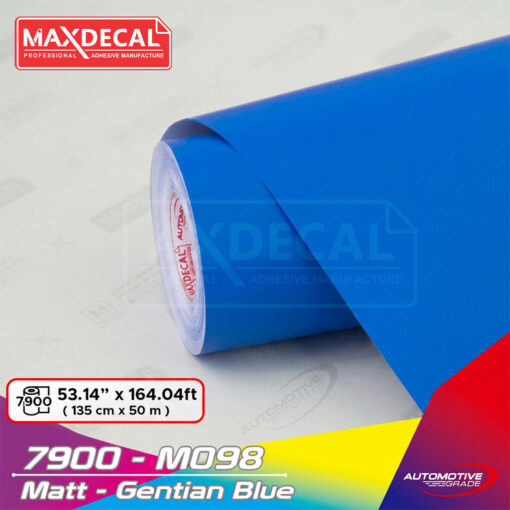 MAXDECAL 7900-M098 Matt Gentian Blue