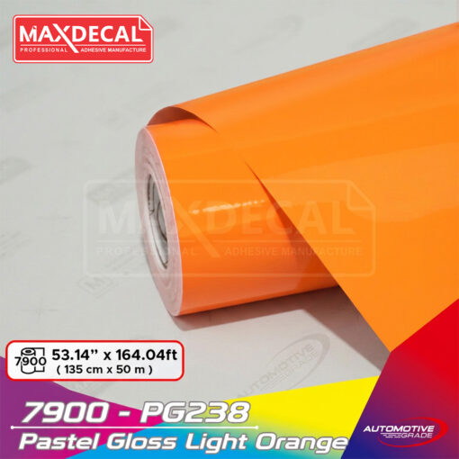 MAXDECAL 7900-PG238 Pastel Gloss Light Orange