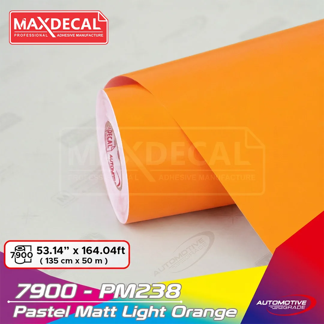 MAXDECAL 7900-PM238 Pastel Matt Light Orange