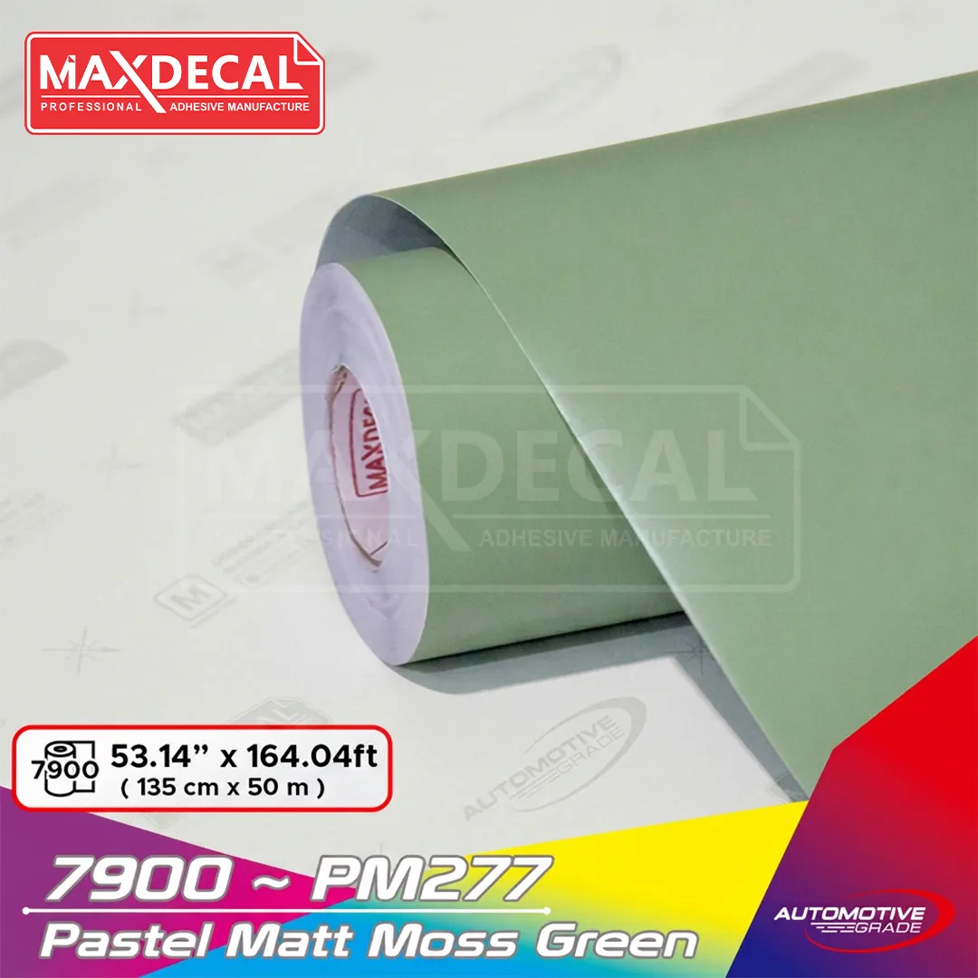 MAXDECAL 7900-PM277 Pastel Matt Moss Green