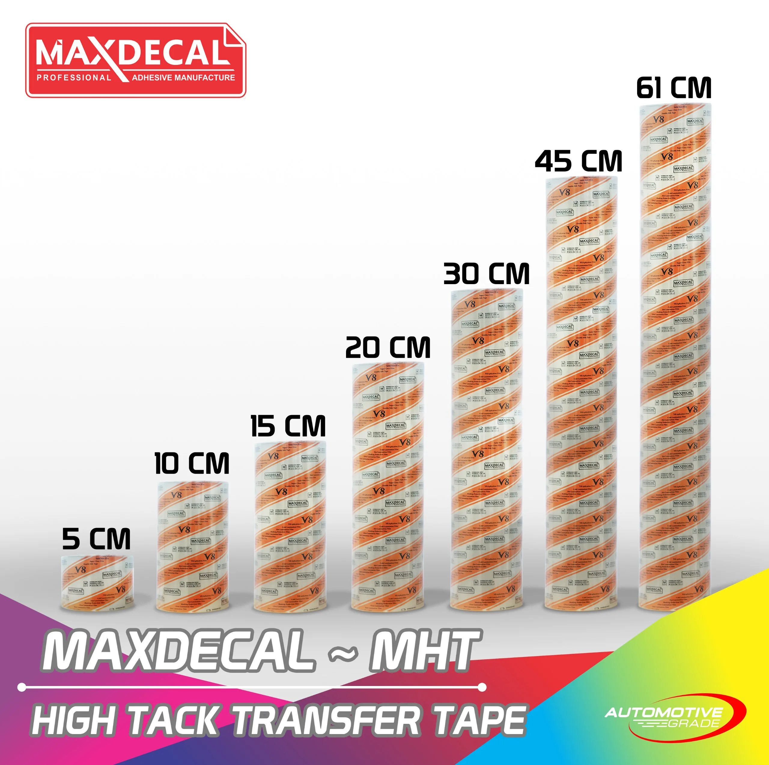 Maxdecal MHT High Tack Application Tape - Image 2
