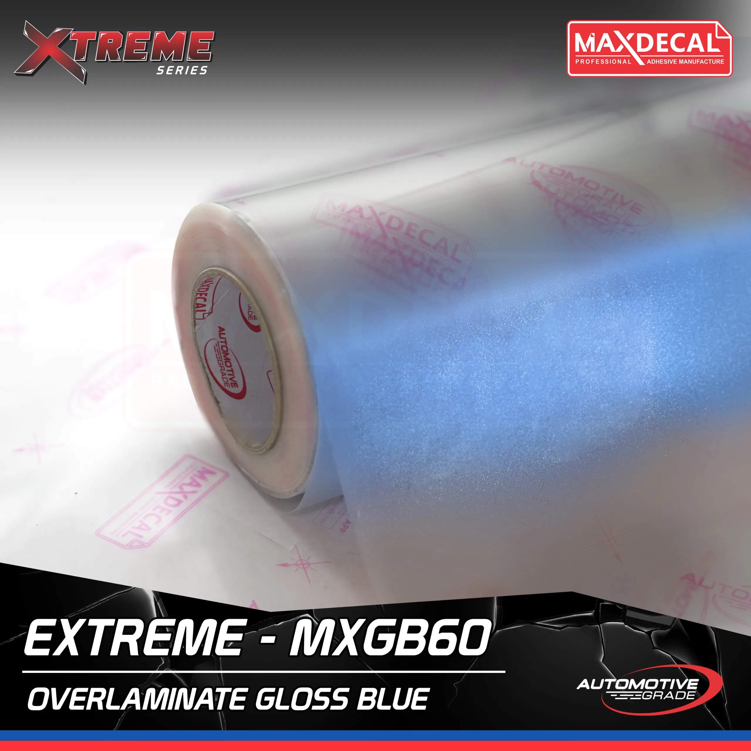 XTREME MXGB60 Overlaminate Gloss Blue