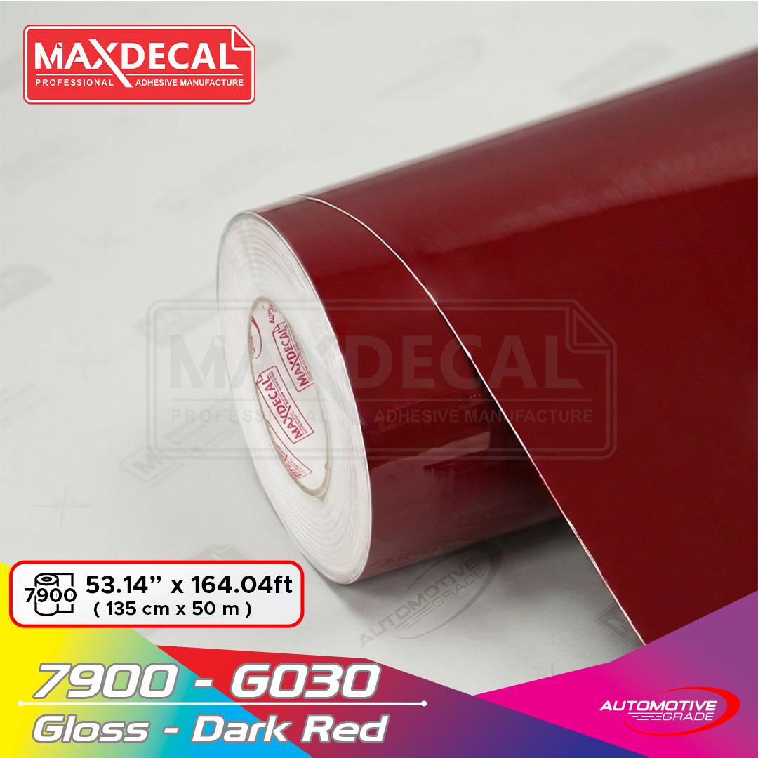 MAXDECAL 7900-G030 Gloss Dark Red
