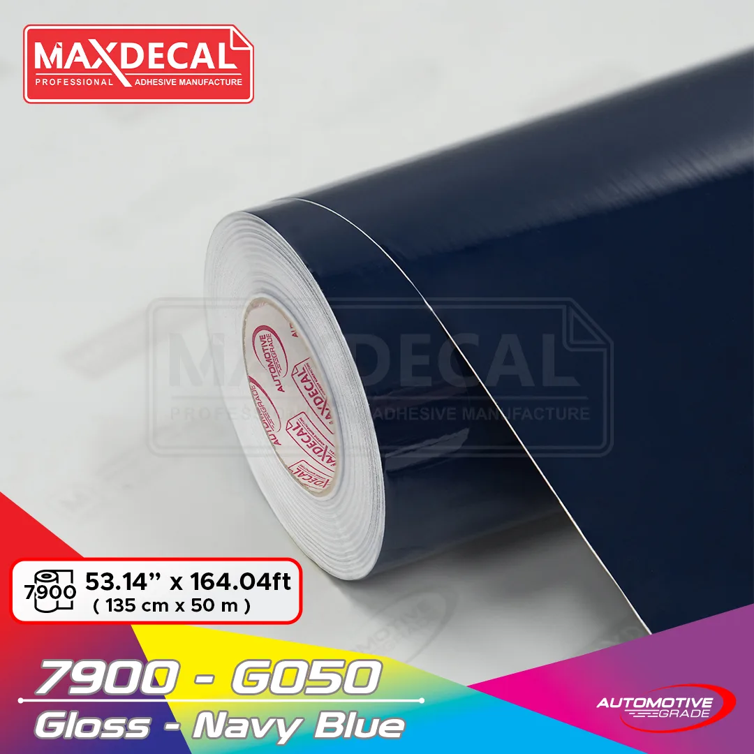 MAXDECAL 7900-G050 Gloss Navy Blue