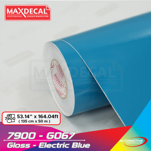 MAXDECAL 7900-G067 Gloss Electric Blue