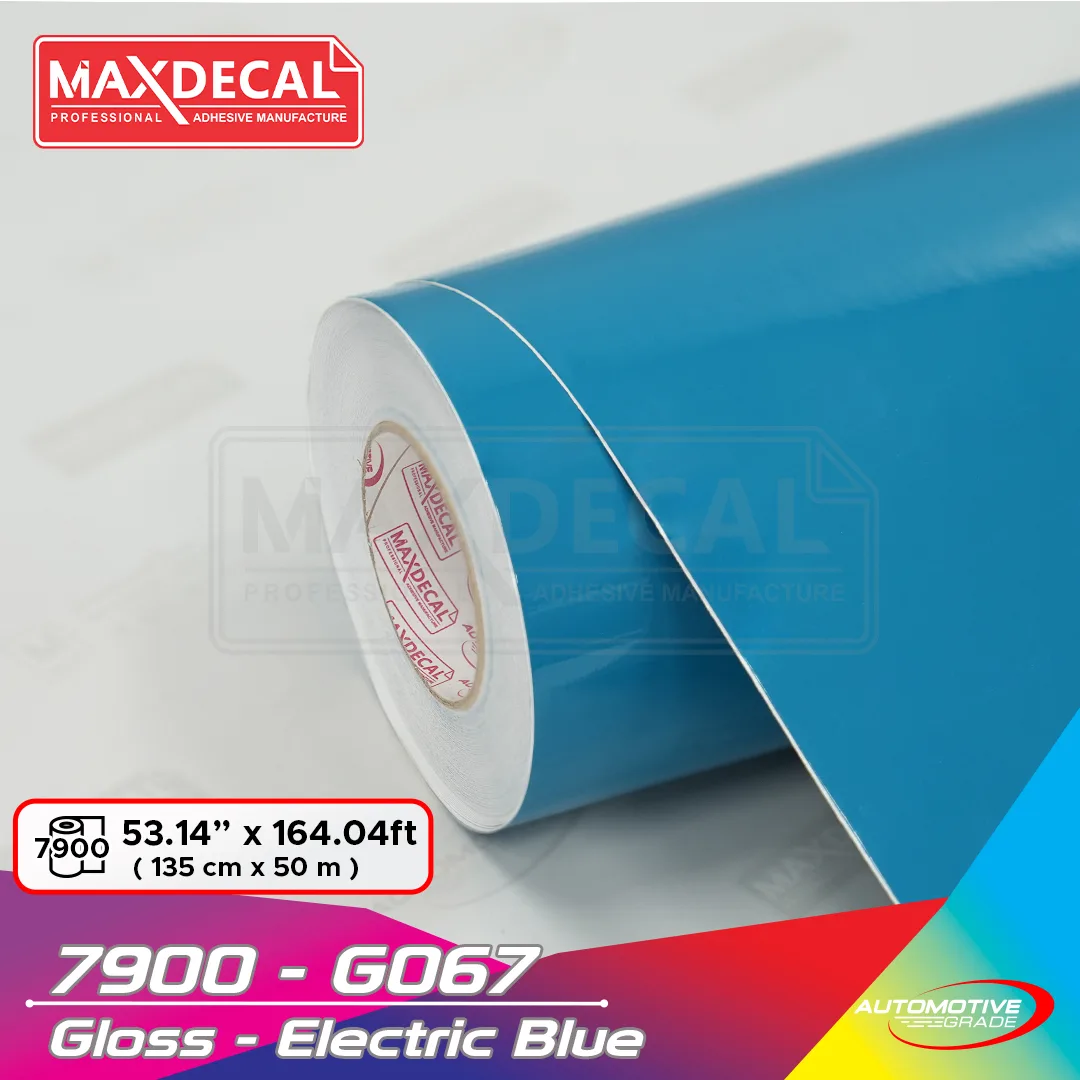 MAXDECAL 7900-G067 Gloss Electric Blue