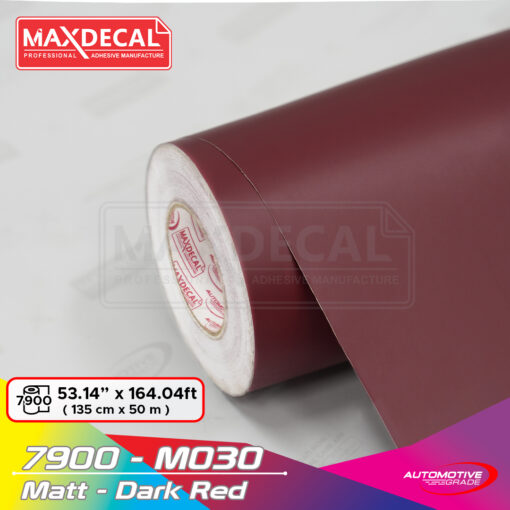 MAXDECAL 7900-M030 Matt Dark Red