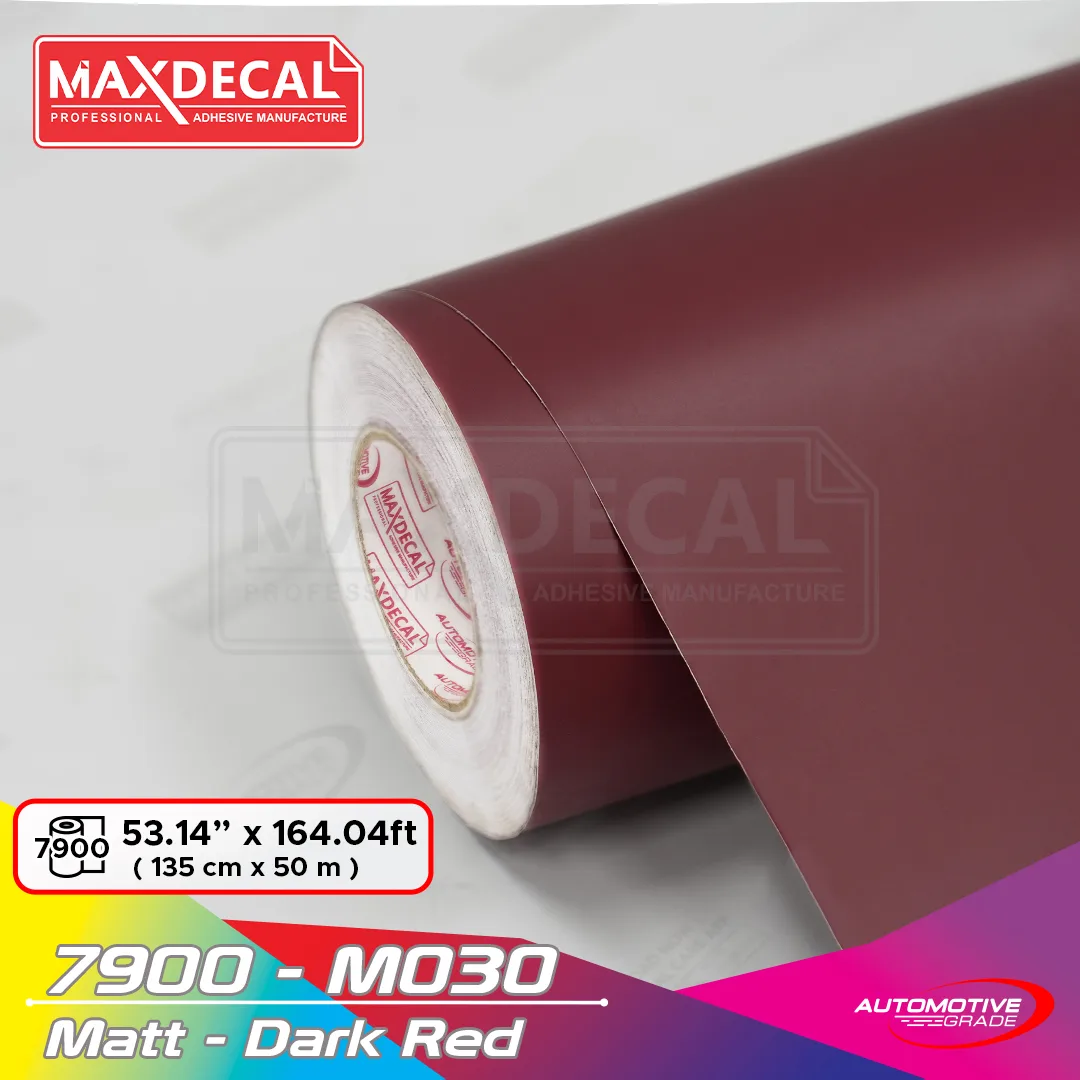 MAXDECAL 7900-M030 Matt Dark Red