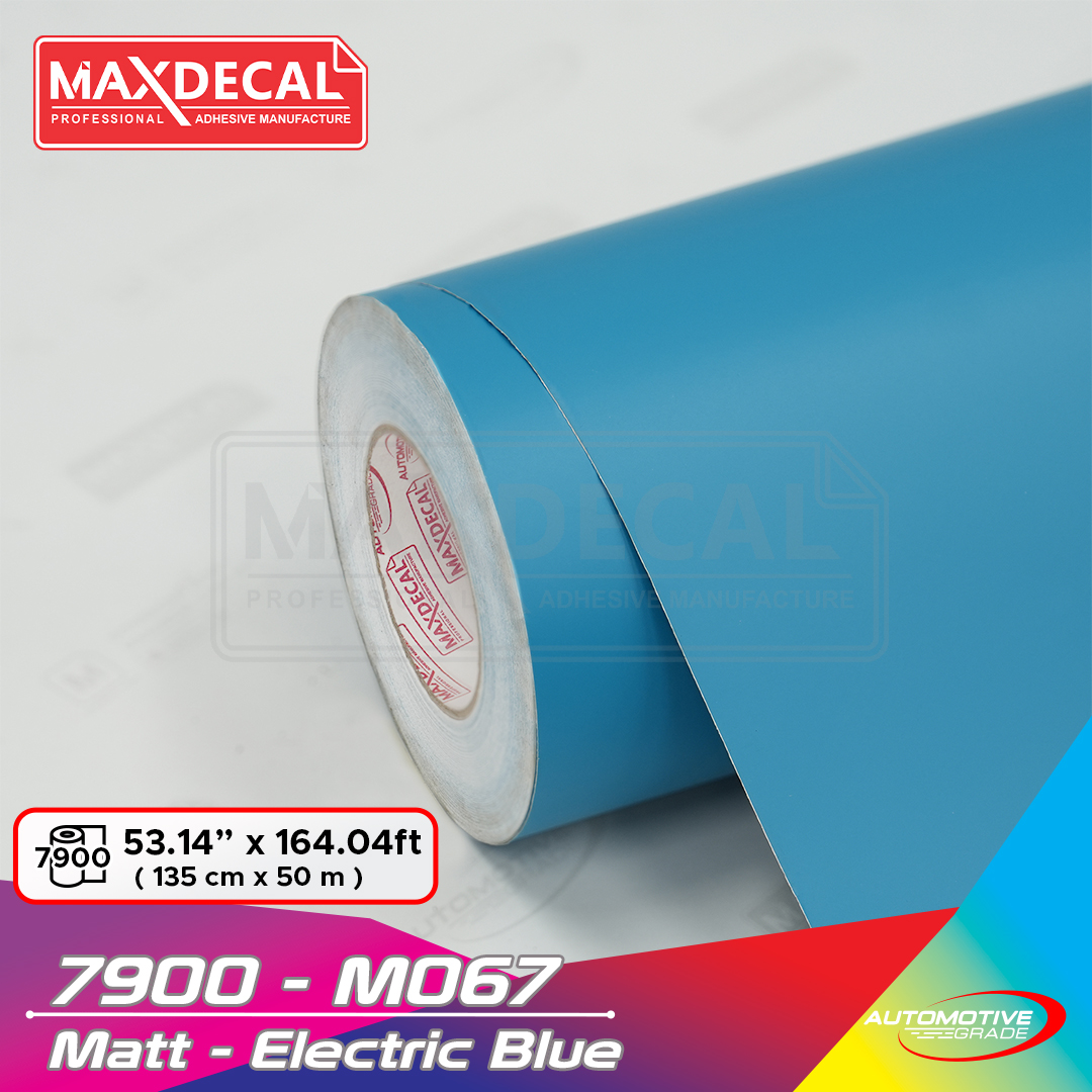 MAXDECAL 7900-M067 Matt Electric Blue