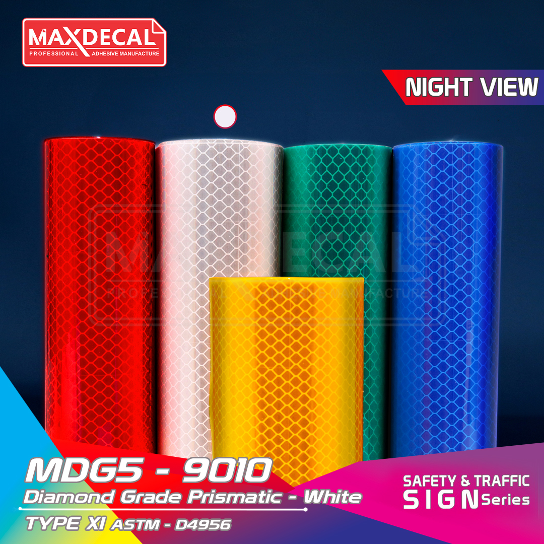MAXDECAL MDG5-9010 Diamond Grade Prismatic White - Image 2