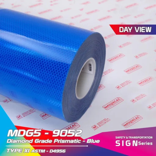 MAXDECAL MDG5-9052 Diamond Grade Prismatic Blue