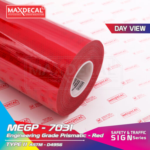 MAXDECAL MEGP-7031 Engineering Grade Prismatic Red