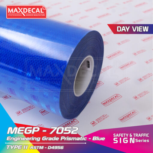 MAXDECAL MEGP-7052 Engineering Grade Prismatic Blue