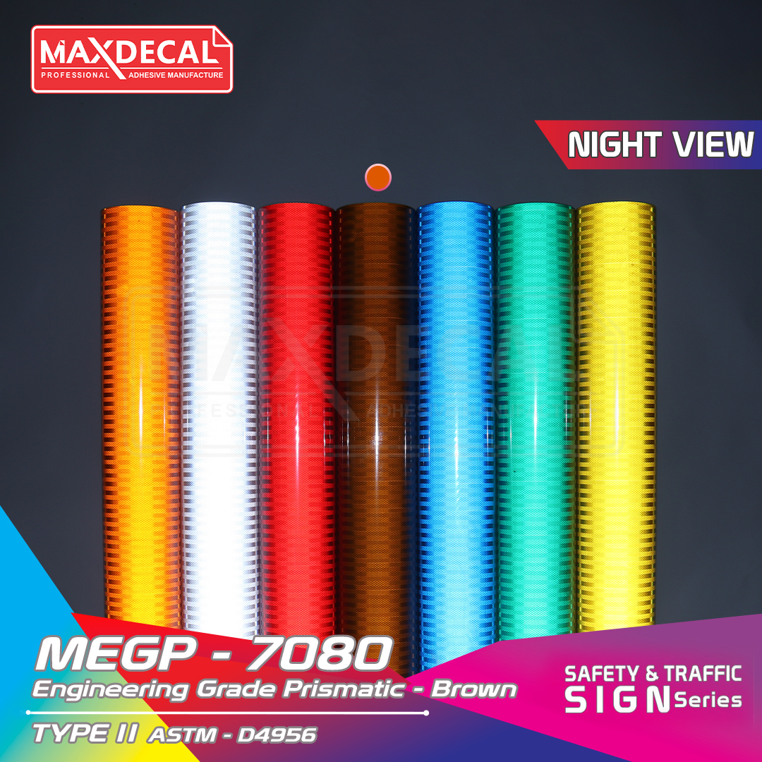 MAXDECAL MEGP-7080 Engineering Grade Prismatic Brown - Image 2
