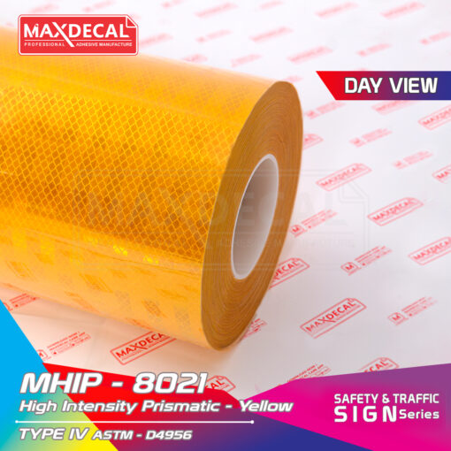 MAXDECAL MHIP-8021 High Intensity Prismatic Yellow