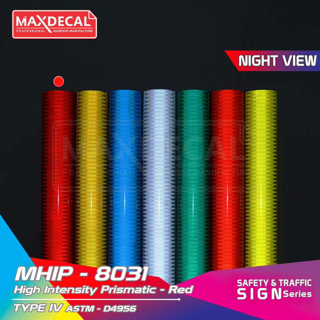 MAXDECAL MHIP-8031 High Intensity Prismatic Red - Image 2