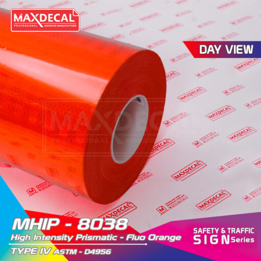 MAXDECAL MHIP-8038 High Intensity Prismatic Fluo Orange