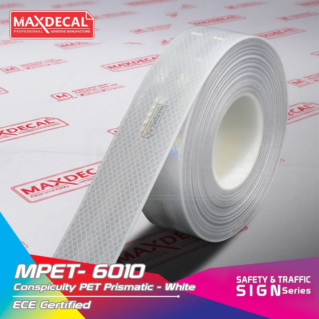 MPET-6010 Conspicuity PET Prismatic White (ECE Certified)