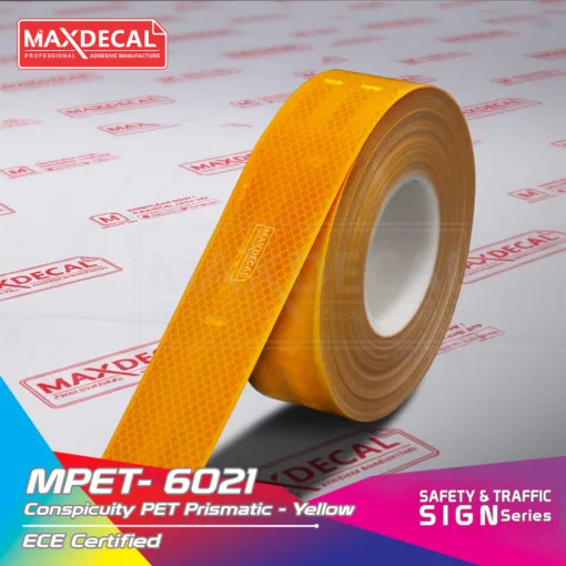 MPET-6021 Conspicuity PET Prismatic Yellow (ECE Certified)