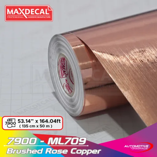 MAXDECAL 7900-ML709 Brushed Rose Copper