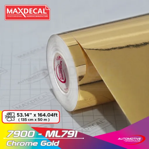 MAXDECAL 7900-ML791 Chrome Gold