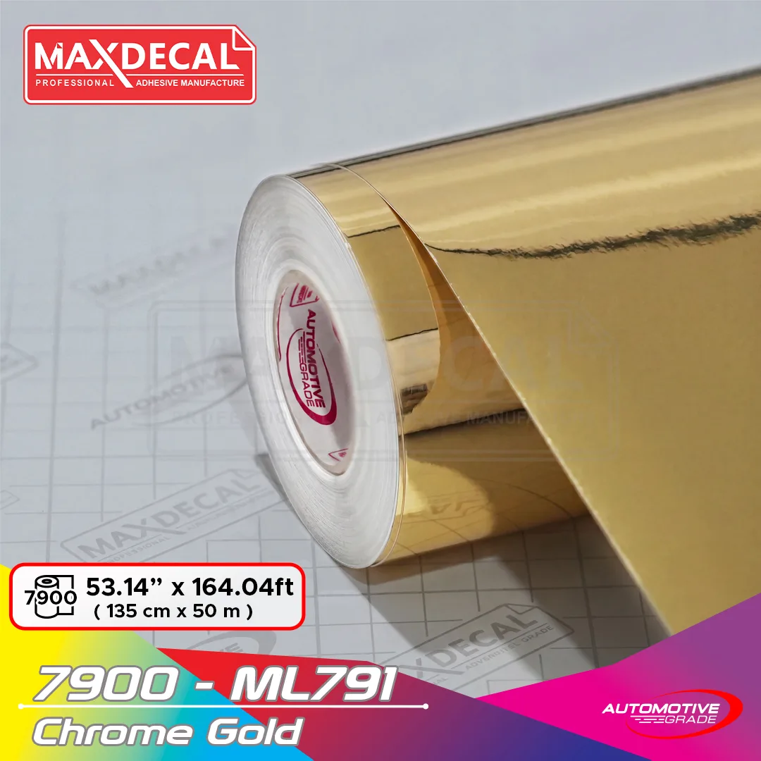 MAXDECAL 7900-ML791 Chrome Gold