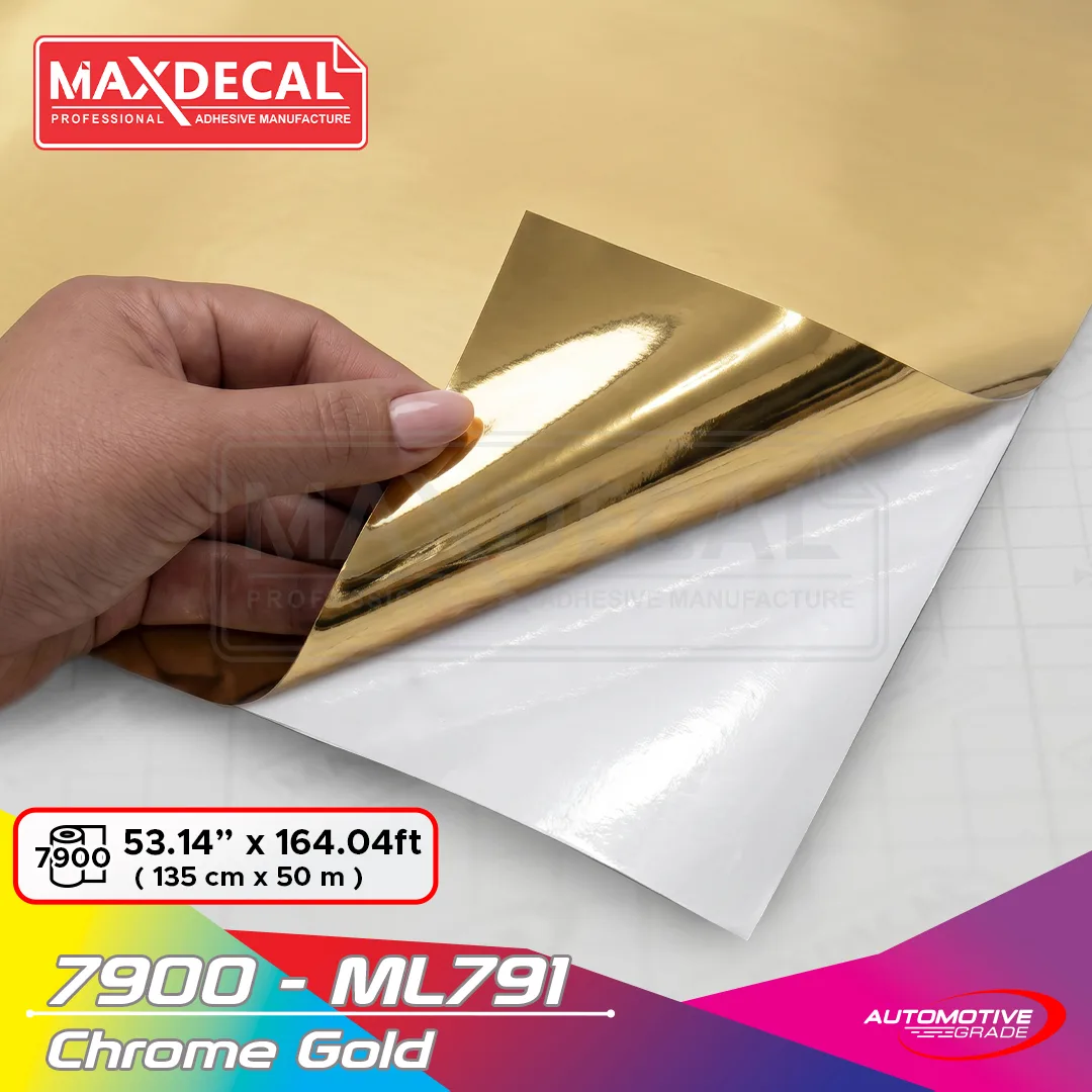 MAXDECAL 7900-ML791 Chrome Gold - Image 2